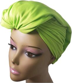 img 2 attached to Stretch Scarf Turban Jersey 2601 2 Women's Accessories at Scarves & Wraps