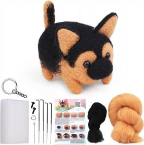 img 4 attached to Create Adorable Animal Characters With This Complete Needle Felting Kit - Includes Tools, Instructions And DIY Wool Felt Materials!