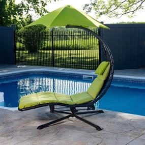 img 1 attached to Vivere Dream 360° Original Green Apple Hammock
