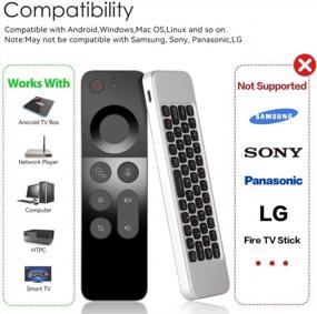 img 4 attached to WeChip W3 Air Mouse Voice Remote Control: The Ultimate 4-In-1 Wireless Experience For Nvidia Shield, Android TV Box, PC, Projector, HTPC And All-In-One PC