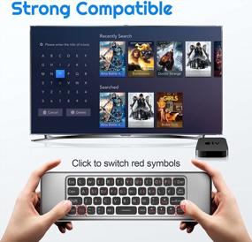 img 1 attached to WeChip W3 Air Mouse Voice Remote Control: The Ultimate 4-In-1 Wireless Experience For Nvidia Shield, Android TV Box, PC, Projector, HTPC And All-In-One PC