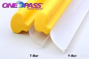 img 2 attached to 🌊 One Pass Hydroglide 14" Waterblade Silicone Y-Bar Squeegee Yellow: The Ultimate Water-Wiping Wonder!