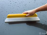🌊 one pass hydroglide 14" waterblade silicone y-bar squeegee yellow: the ultimate water-wiping wonder! logo