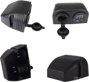 img 3 attached to 🔌 IZTOR Power Adaptor Socket with LED Digital Voltmeter - Cigarette Lighter Combination, 12-24V