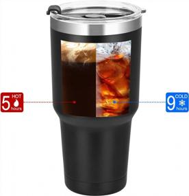 img 2 attached to 30Oz Stainless Steel Tumbler With Lid & Straw | Lifecapido Insulated Coffee Cup For Hot Or Cold Drinks