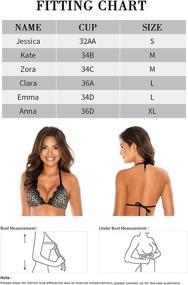 img 1 attached to 👙 RELLECIGA Women's X-Large Triangle Brazilian Swimsuits & Cover Ups - Perfect for Plus Size Women