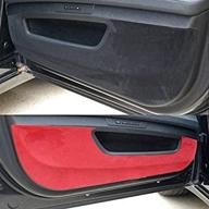 🚪 protect your hyundai veloster with lightkorea premium suede door entry anti-scratch cover - turbo 2012-2017 (black)" logo