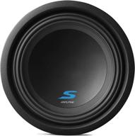 🎵 сабвуфер alpine s-w10d2 - 10'' двухомный модель s-series логотип