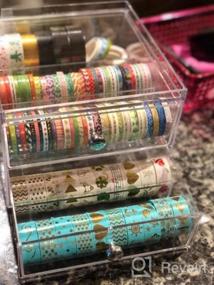 img 5 attached to AGU 20 Rolls Gold Foil Washi Tape Set For DIY Crafts And Gift Wrapping - Decorative Adhesive Tape.