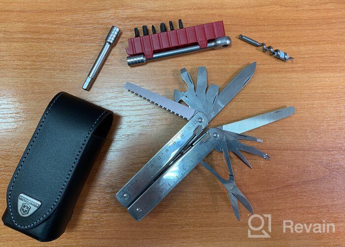 img 1 attached to Set with multitool VICTORINOX SwissTool X Plus 3.0339.L silver/red/black review by Anastazja Kocioek ᠌