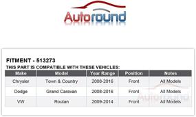 img 2 attached to 513273 Front Wheel Hub And Bearing Assembly 🔧 for Dodge Grand Caravan, Chrysler Town & Country, VW Routan