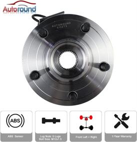 img 1 attached to 513273 Front Wheel Hub And Bearing Assembly 🔧 for Dodge Grand Caravan, Chrysler Town & Country, VW Routan