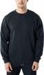 stay warm and comfy with tsla men's fleece crewneck sweatshirts - perfect for winter workouts! logo