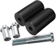 🏍️ protect your ride with uranny 10mm universal motorcycle frame sliders - black логотип