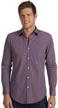 hugo dress shirt purple 15 5r logo