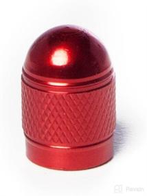 img 3 attached to Circuit Performance VC4 Series Red Aluminum Valve Stem Caps (8 Pieces)