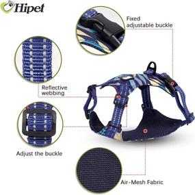 img 3 attached to 🐱 Escape Proof Cat Harness and Leash Set: Adjustable Vest with Reflective Strap for Safe Outdoor Walks