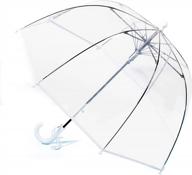 keep your kids covered with mrtlloa clear bubble umbrella: safe, easy to grip and stylish logo