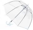 keep your kids covered with mrtlloa clear bubble umbrella: safe, easy to grip and stylish logo