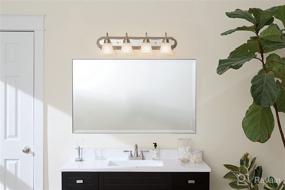 img 3 attached to 💡 Kichler Lighting 5338NIS Brushed Nickel Four Light Bathroom Fixture