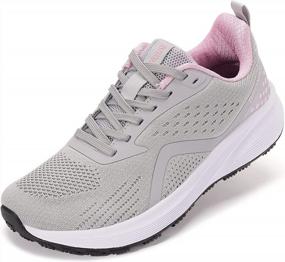 img 4 attached to BRONAX Women'S Wide Toe Box Road Running Shoes | Athletic Tennis Sneakers With Rubber Outsole