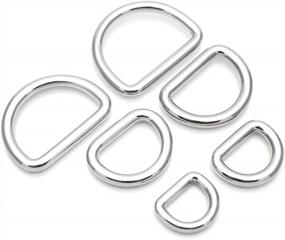 img 3 attached to 6Pcs D-Ring Findings For Purse Making With Quality Finish - CRAFTMEMORE SCD1