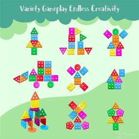 img 2 attached to Preschool Educational Recognition Geometric Non Toxic