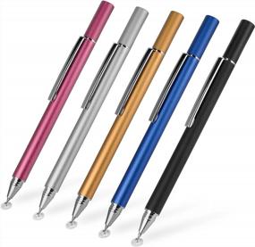 img 1 attached to Stylus Pen For Apple IPhone 11 Pro Max (Stylus Pen By BoxWave) - FineTouch Capacitive Stylus Tablet Accessories