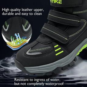 img 3 attached to 🏔️ Ultimate Performance Outdoor Trekking Climbing Sneakers: Comfortable Athletic Girls' Shoes