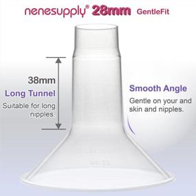 img 1 attached to Nenesupply'S 28Mm Flange Breastshield: The Perfect Replacement For Your Lansinoh Pump Parts And Breastpumps