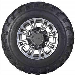 img 3 attached to MASSFX MS 25X8-12 25X10-12 Шины W/Gunmetal 12X7 4/156 ATV UTV Gun Metal Диски Комплект колес и шин с гайками