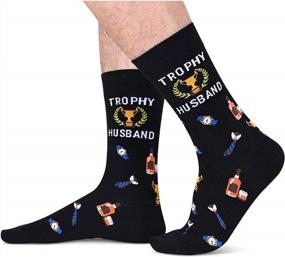 img 2 attached to Crazy Novelty Socks For Men And Teens: Poker, Casino, Pizza, Pineapple, And Donut Designs By SOCKFUN