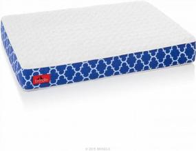 img 3 attached to Orthopedic Waterproof Pet Bed With Memory Foam & Brindle Design - 4-Inch Thickness For Joint Relief - Removable & Machine Washable Cover