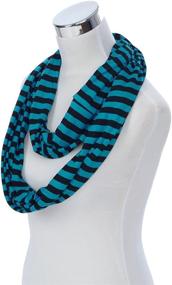 img 2 attached to Elegant Solid Color Infinity Jersey Women's Accessories via Scarves & Wraps