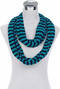 img 3 attached to Elegant Solid Color Infinity Jersey Women's Accessories via Scarves & Wraps