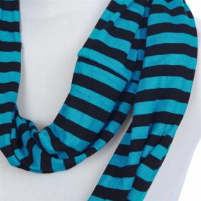 img 1 attached to Elegant Solid Color Infinity Jersey Women's Accessories via Scarves & Wraps