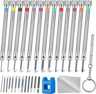 efficient 13pcs watch screwdriver set with replace blades - perfect for jewelry, electronics, and eyeglass repair логотип