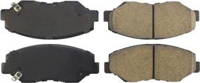 img 4 attached to Centric Parts 105.09140 Posi-Quiet Ceramic Brake Pad with Shims: Enhanced Performance and Noise Reduction