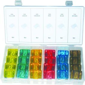 img 4 attached to 💣 ATX Maxi Blade Fuse Assortment - SWORDFISH 51120-24pc