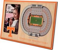 tennessee volunteers stadiumviews picture frame: preserve memorable moments in style (9025757) logo