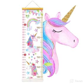 img 3 attached to HomeEvolution Measuring Unicorn Hanging Children