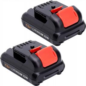 img 4 attached to ELEFLY 2 Pack 12V 3.0Ah Lithium Battery Replacement For Dewalt 12V Battery DCB120 DCB124 DCB126, Compatible With Dewalt 12V Drill Tool Battery DCB121 DCB122 DCB123 DCB127