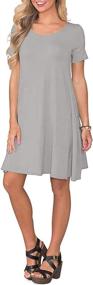 img 1 attached to Fantastic Zone Womens Dresses Pockets Women's Clothing ~ Dresses