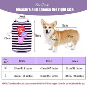 img 3 attached to 🐶 RUODON 9 Piece Printed Puppy Dog Shirts and Dog Vest | Soft Breathable Pet T-Shirt Set | Daily Wear Puppy Clothing for Small Dogs and Cats