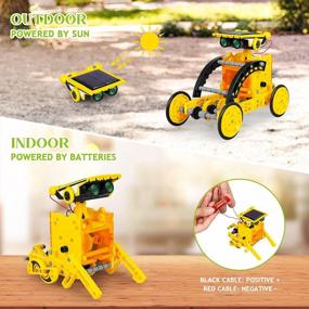 img 3 attached to Spark Your Child'S Curiosity With GaHoo 13-In-1 STEM Solar Robot Toys