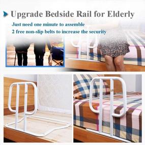img 3 attached to HePesTer Bedside Rail For Elderly Easy To Assemble, HA04 Bed Rail Safety Frame For Seniors Pregnant Patients, Safety Bed Handrail Available For Most Of Bed Size