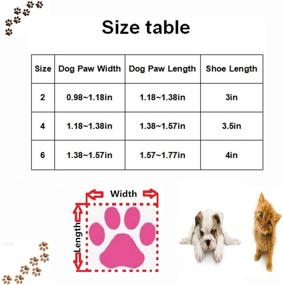 img 3 attached to 🐾 Premium Anti-Slip Dog Cat Boots with Adjustable Strap and Reflective Strip - Soft Booties for Small Dogs (4Pcs) - Paw Protector by AblePet