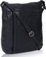 женская винтажная кожаная сумка через плечо с несколькими карманами, сумкой через плечо и сумочкой логотип