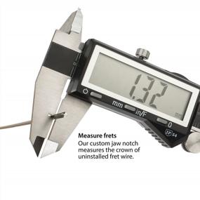 img 2 attached to Accurately Measure Fretwire Crown Height With StewMac Professional Luthier'S Digital Caliper And Custom Jaw Notch