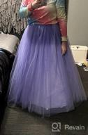img 1 attached to Romantic A-Line Tulle Maxi Skirt For Women - Perfect For Weddings, Evening Parties And Formal Events review by Nicholas Dobson